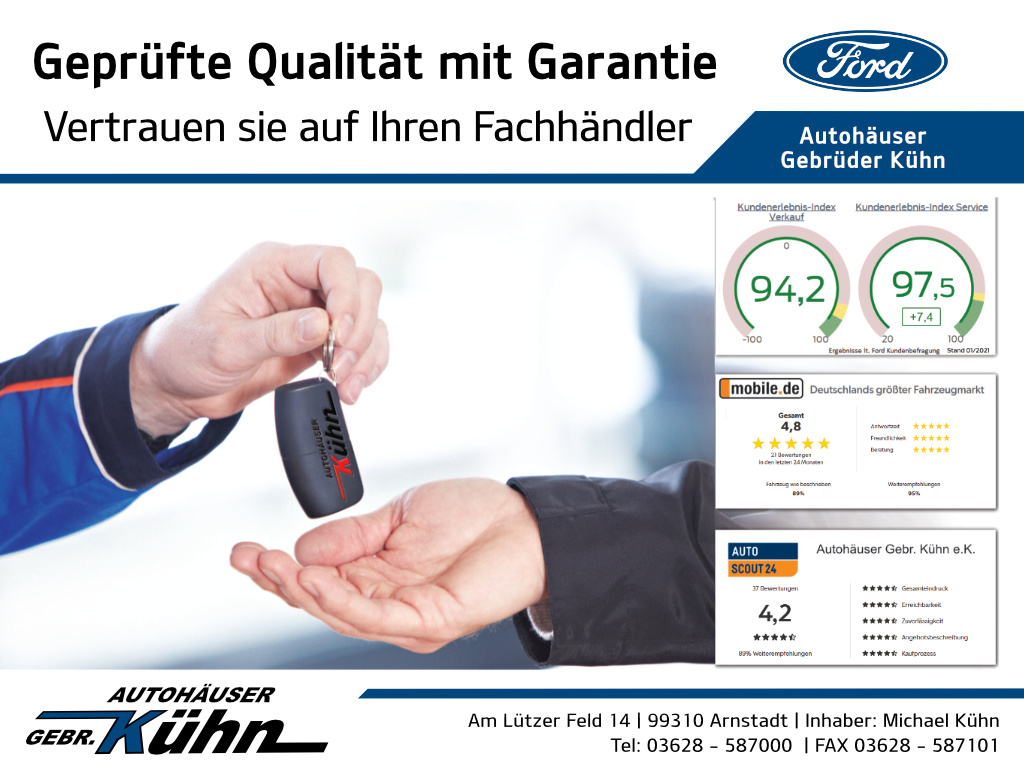 Fahrzeugabbildung Ford Tourneo Courier Titanium- Allw., AHK, Tempo, PDC