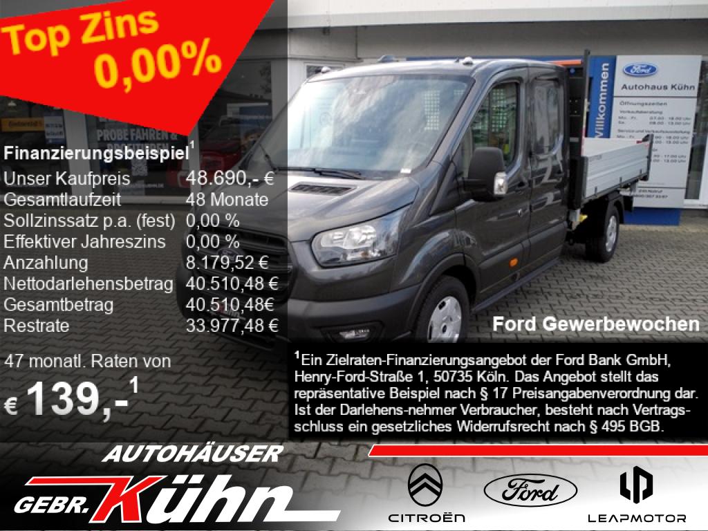 Fahrzeugabbildung Ford Transit Doka L3 Trend - 3-Seiten-Kipper, Standh.